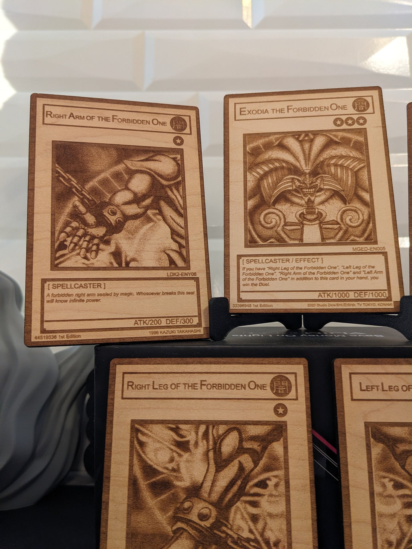 Exodia The Forbidden One Wooden Cards