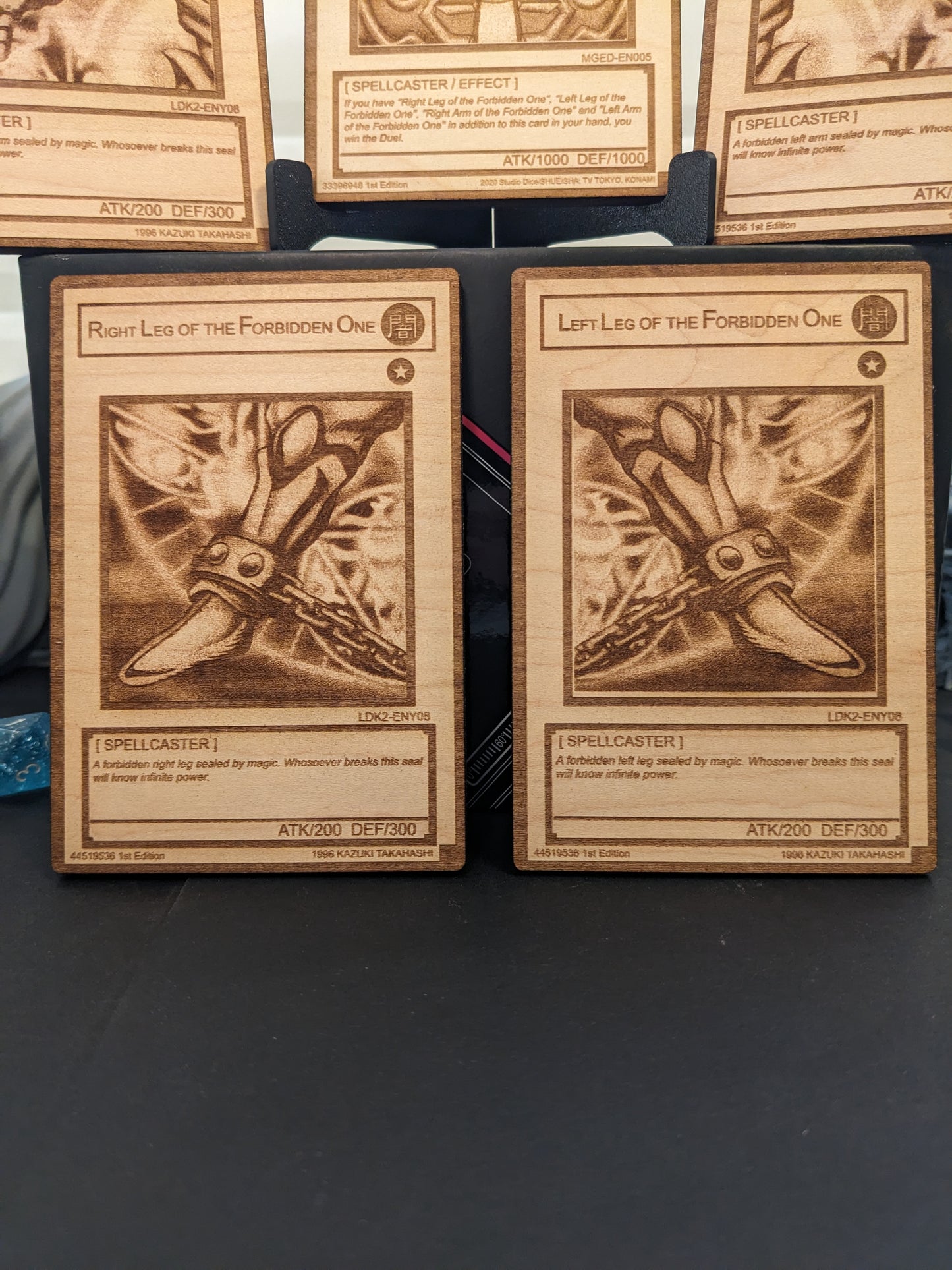 Exodia The Forbidden One Wooden Cards